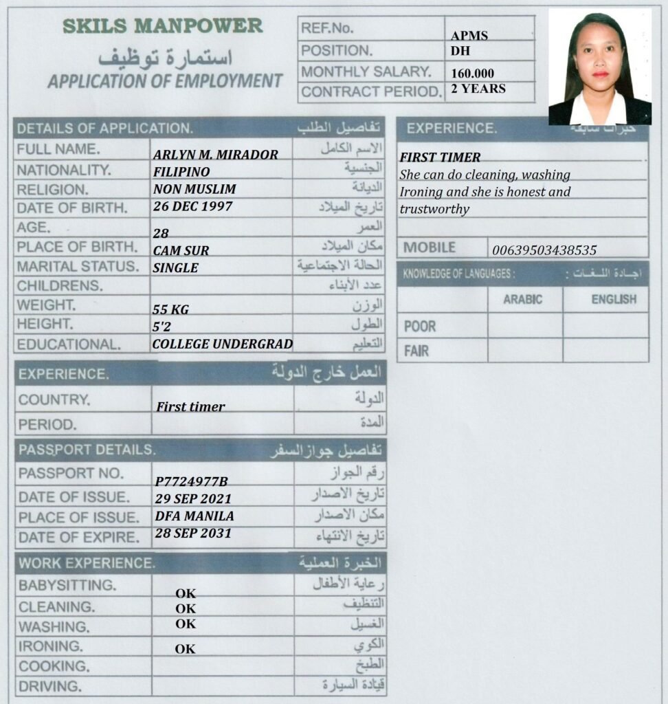 ARLYN M. MIRADOR