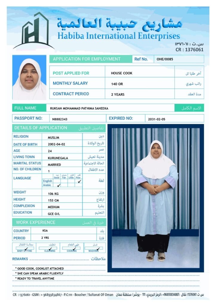 RUKSAN MOHAMMAD PATHIMA SAHEEKA