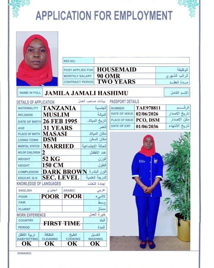 JAMILA JAMALI HASHIMU