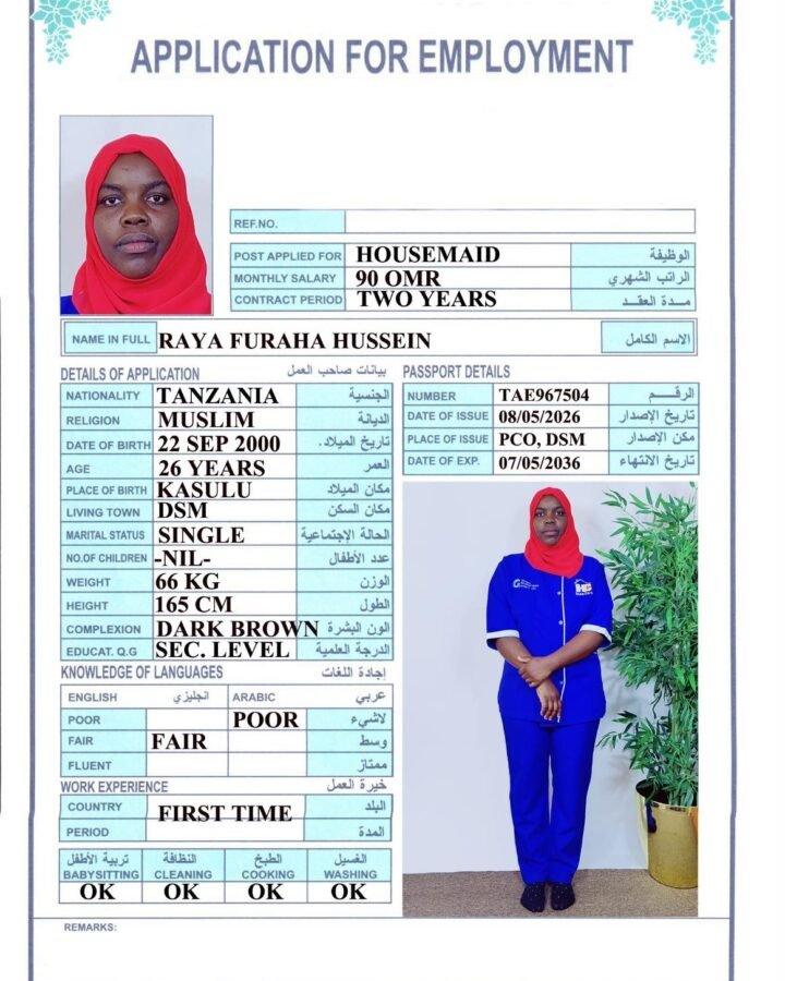 RAYA FURAHA HUSSEIN
