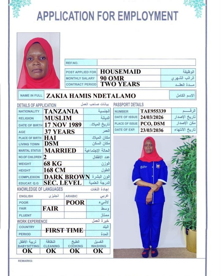 ZAKIA HAMIS NDETALAMO